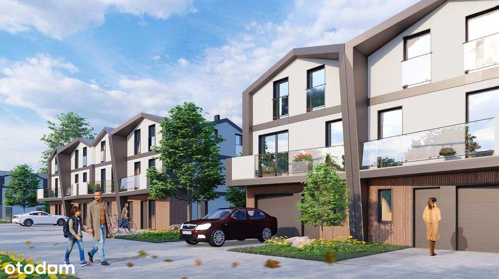 Dom szeregowy 9 pokoi, garaż i ogród – Słocina-0