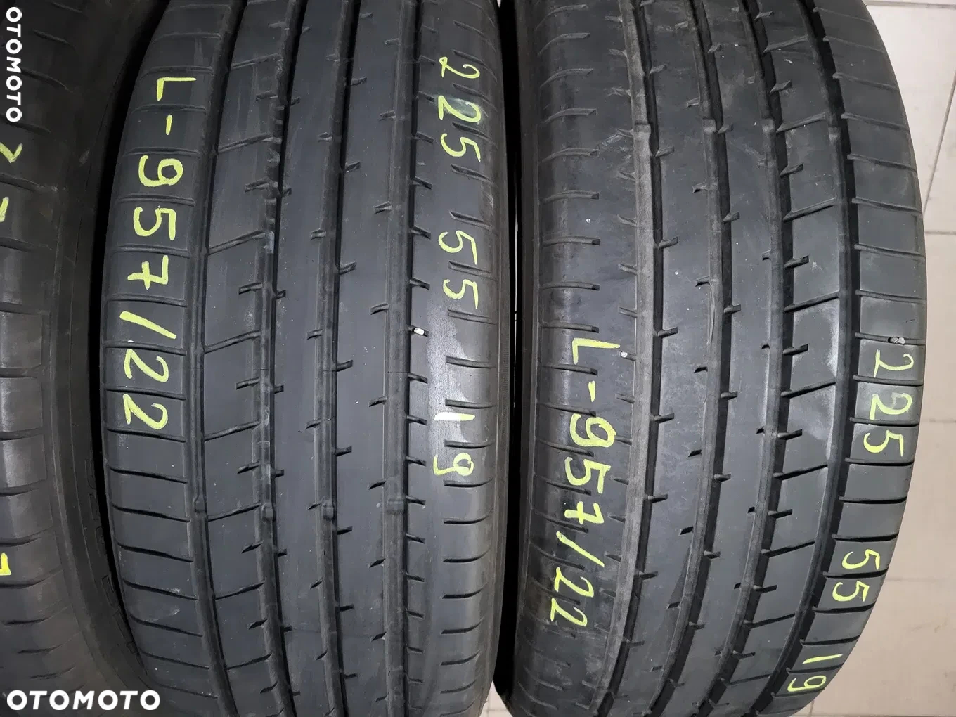 225/55R19 99V (L957/22)003 4szt 6,5/7mm R46A Proxes TOYO LETNIE - 2