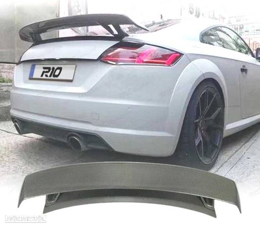 AILERON SPOILER  PARA AUDI TT 8J 06-14 CARBONO - 1