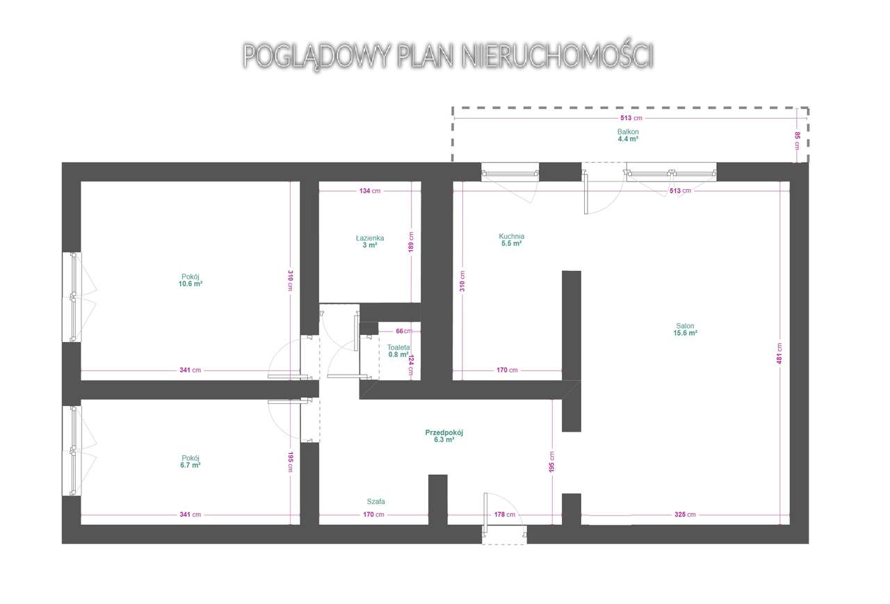 Mieszkanie 3 pokoje z balkonem | Piekary Śląskie Nowe Os. Wieczorka.-10