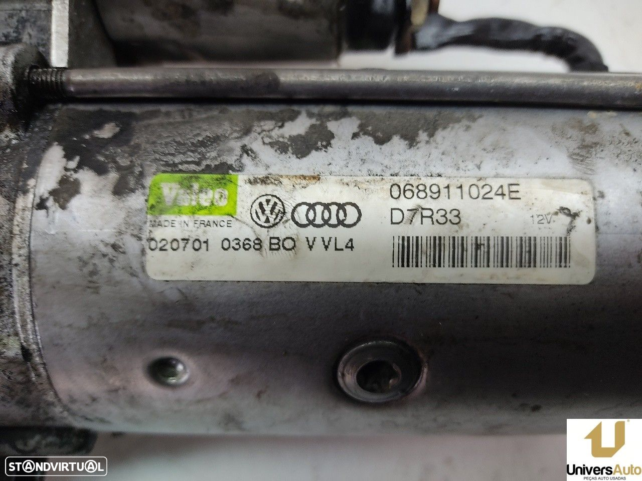 MOTOR ARRANQUE VOLKSWAGEN PASSAT 2002 -D7R33 - 9