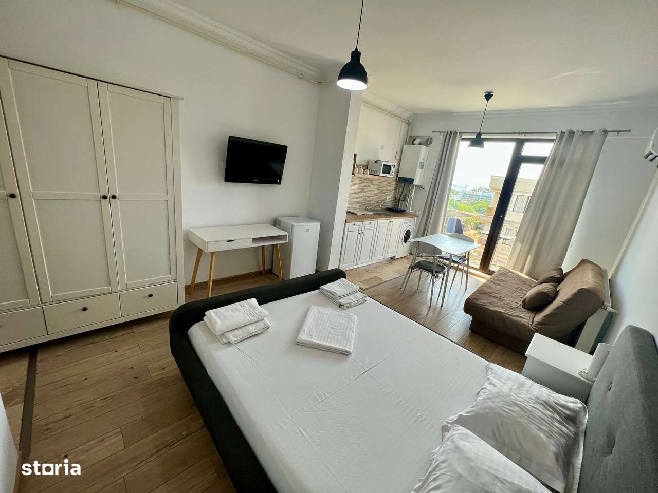 Studio de închiriat – Mamaia, Solid Residence 350€/lună - Imagine principală: 4/8