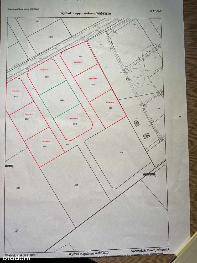 Działka budowlana Mielno NAD MORZEM 10 ar Warunki zabudowy WZ - Pełny obrazek: 4/4