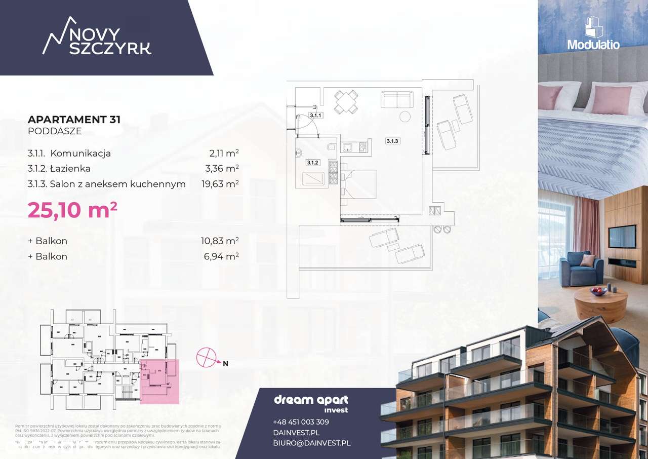 Wyjątkowy apartament z tarasem i balkonem !-1