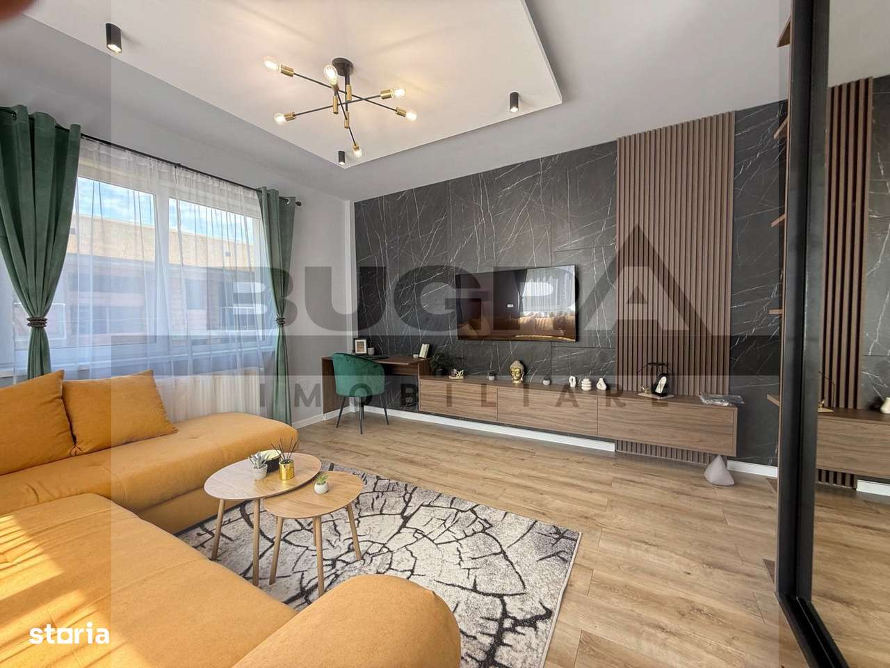 Apartament 2 camere, 58 mp, LUX, garaj, zona Teilor - Imagine principală: 2/12