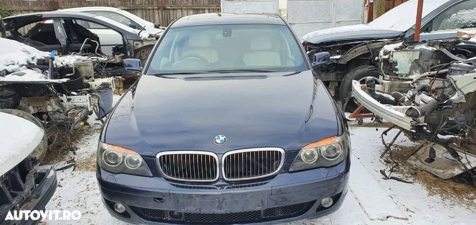 Dezmembrez BMW seria 7 730 d an 2006 motor 3.0 d E65 E66 231 cp grila radiator centrala pompa recirculare apa pompa motorina suport motor far stanga dreapta senzor sonda lambda brat suspensie fuzeta fata spate contact cheie senzori parcare dezmembrari - 1