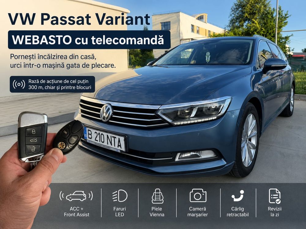 Volkswagen Passat B8 [2014 - Prezent] 2.0 TDI DSG Comfortline 2014