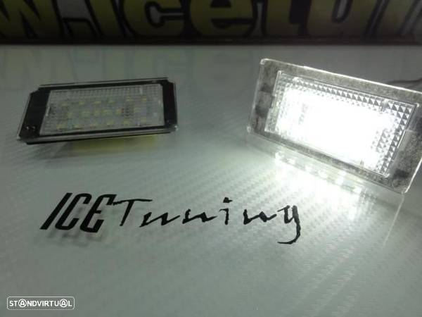 Suporte de lampada de matricula com led branco para bmw e46 coupe + cabrio 98-03 - 13