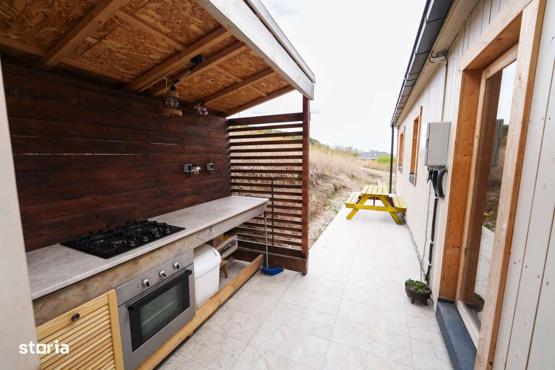 Casa din lemn,la cheie Podari, 500mp teren!-10