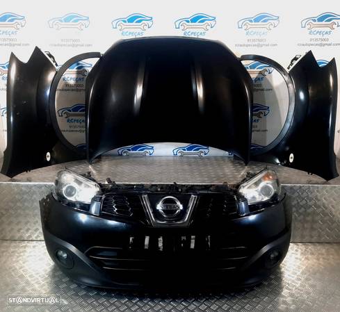 FRENTE COMPLETA NISSAN QASHQAI I 1 MK1 J10 FACELIFT FASE 2 CAPOT PARACHOQUES GUARDA-LAMAS OTICAS RADIADOR VENTILADOR FRENTE FIBRA ABAS REFORÇO - 1