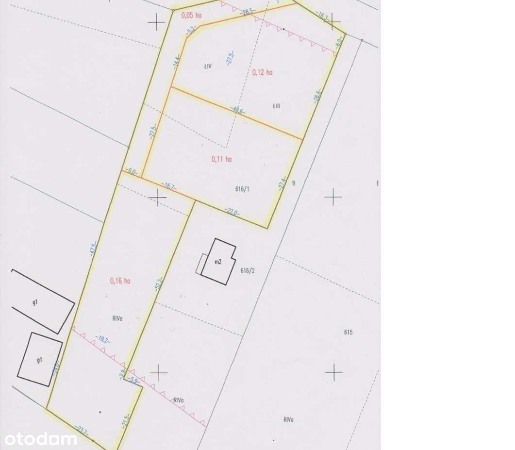 Na sprzedaż 3 działki budowlane o ogólnej powierzchni 5000 m2.-6