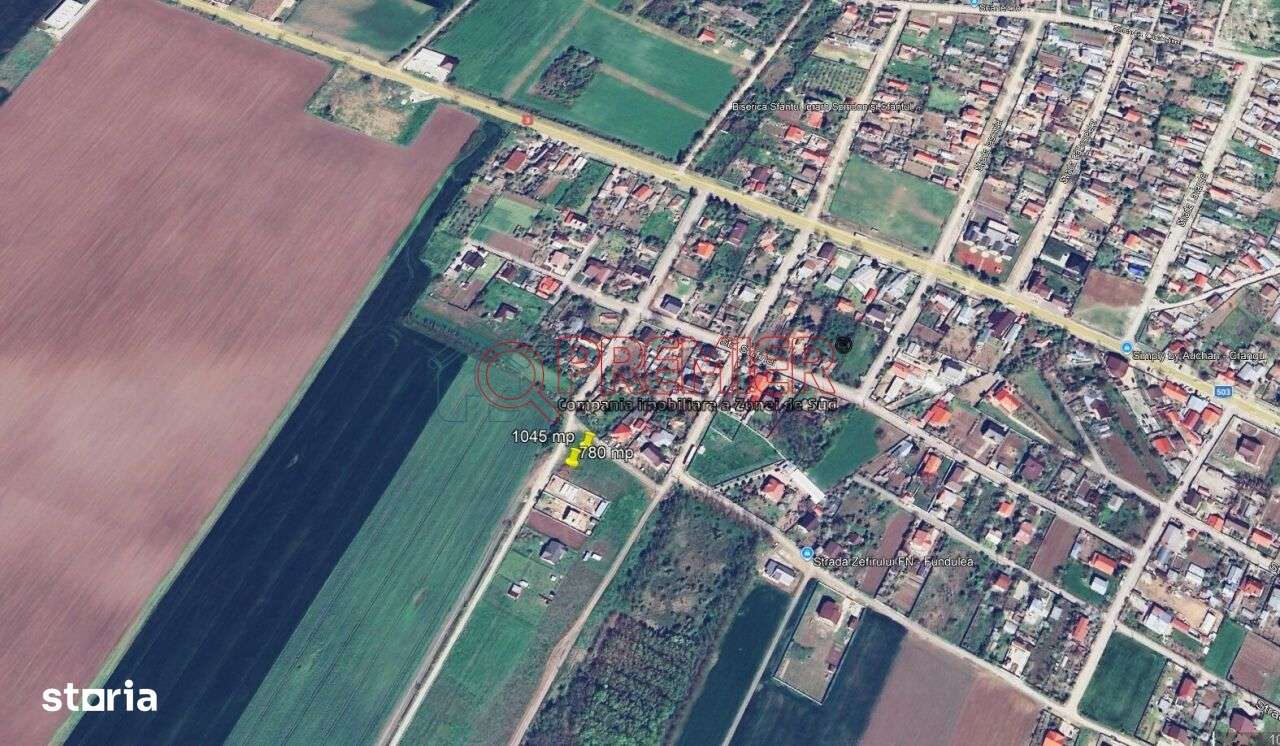 Terenuri Fundulea – 780 mp și 1.045 mp, zonă rezidențială, - Imagine principală: 3/3