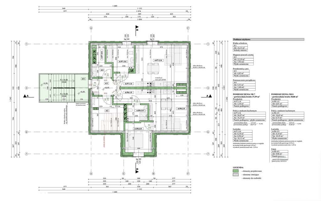 Budynek z Projektem na Hostel 491 m2 – Mirocin-8