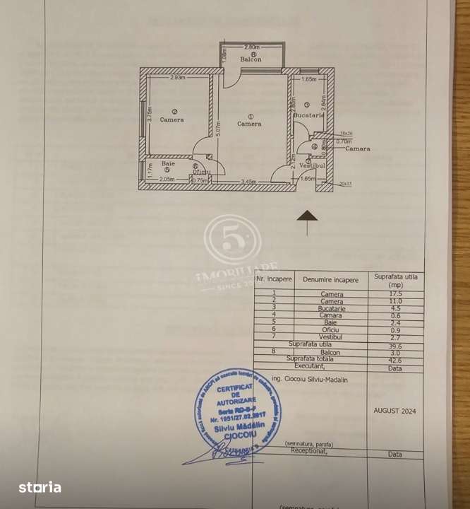 FLOREASCA CINEMA 2 CAMERE – CUMPERI CU CHIRIAȘ! COMISION 0%-15