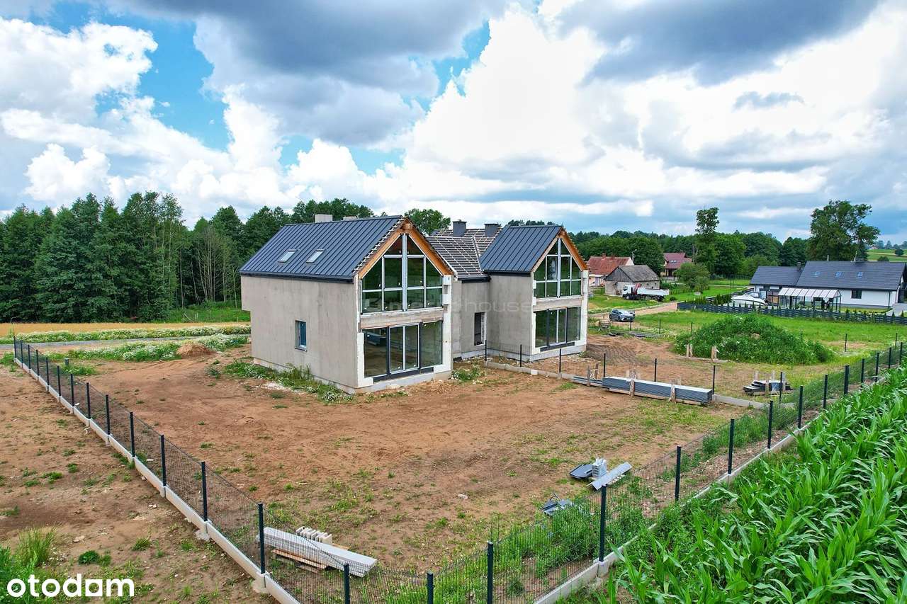 Nowoczesny bliźniak z garażem  Sedranki, Olecko - Pełny obrazek: 4/14