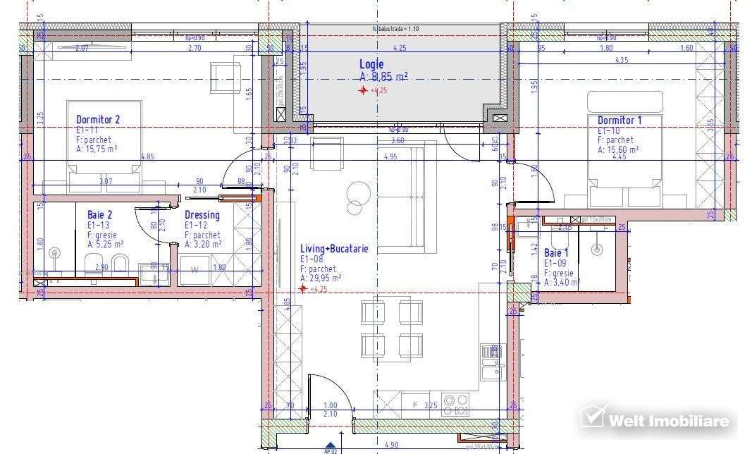 Apartament 3 camere, imobil nou, zona semicentrala ! - Imagine principală: 2/5