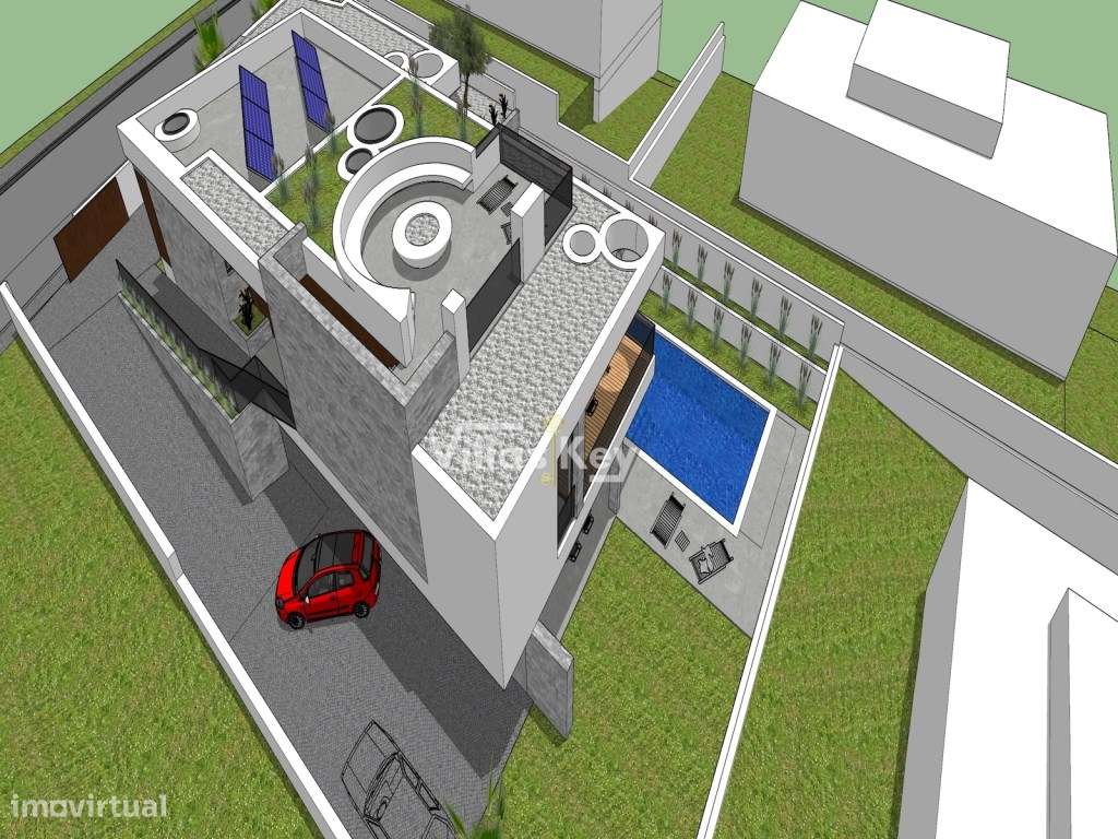 Moradia com 3 quartos, jardim, piscina, vista mar, ao lado da praia... - Grande imagem: 4/14