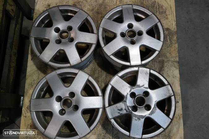 Conjunto jantes 14 polegadas 4X100 Volkswagen - 1