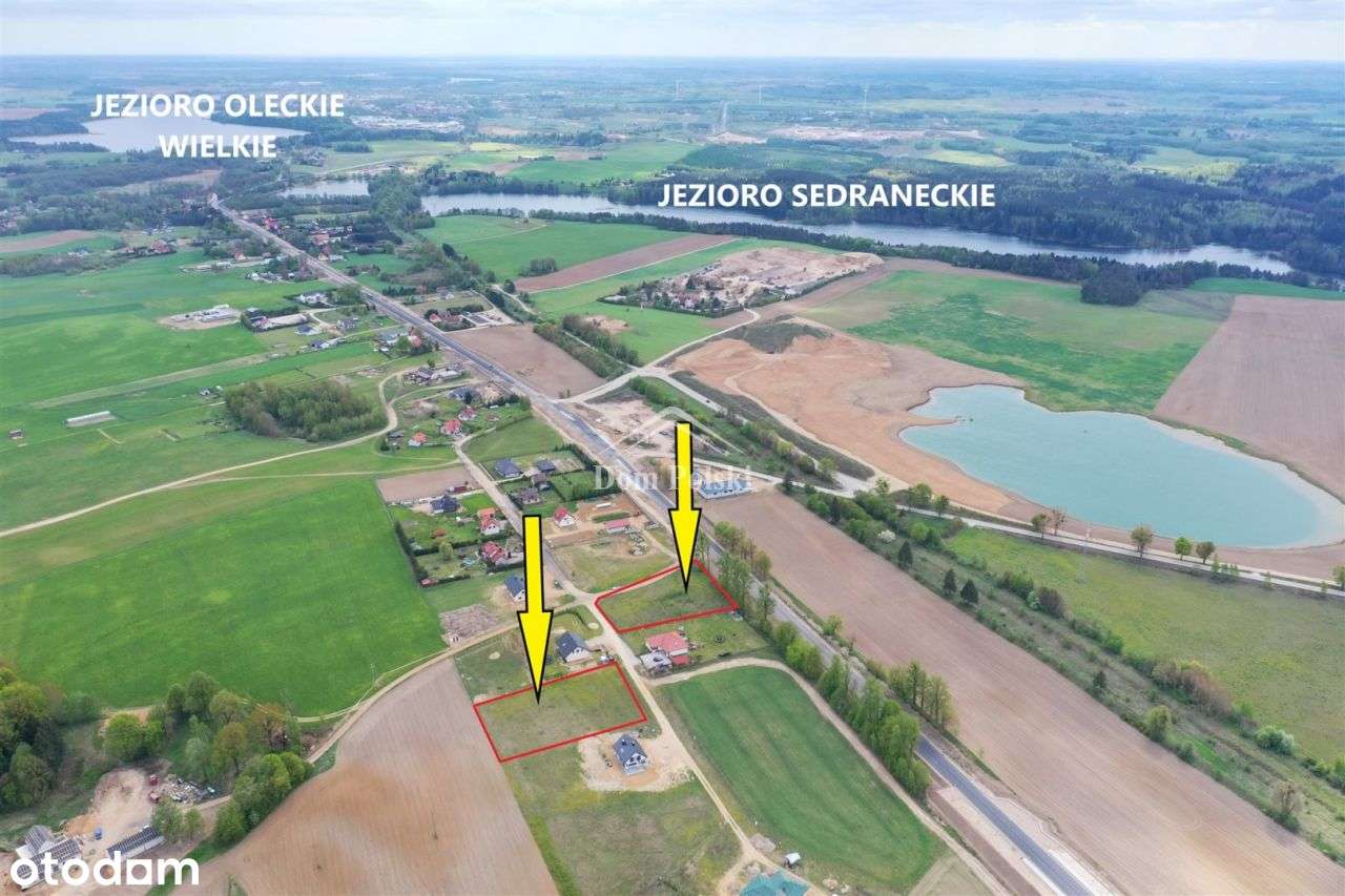 Atrakcyjne działki budowlane - Sedranki, gm.Olecko - Pełny obrazek: 1/16