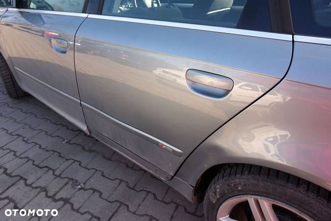 DRZWI TYLNE LEWE A4 B7 KOMBI LY7G  SREBRNY AUDI 2004-2008 - 4