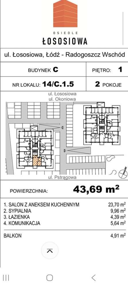 M-3 Osiedle Łososiowa Radogoszcz - Pełny obrazek: 4/5