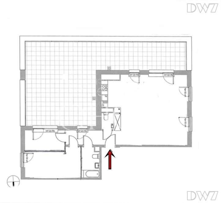 Apartament 82 m2, 3 miejsca postojowe, taras 77 m2-19
