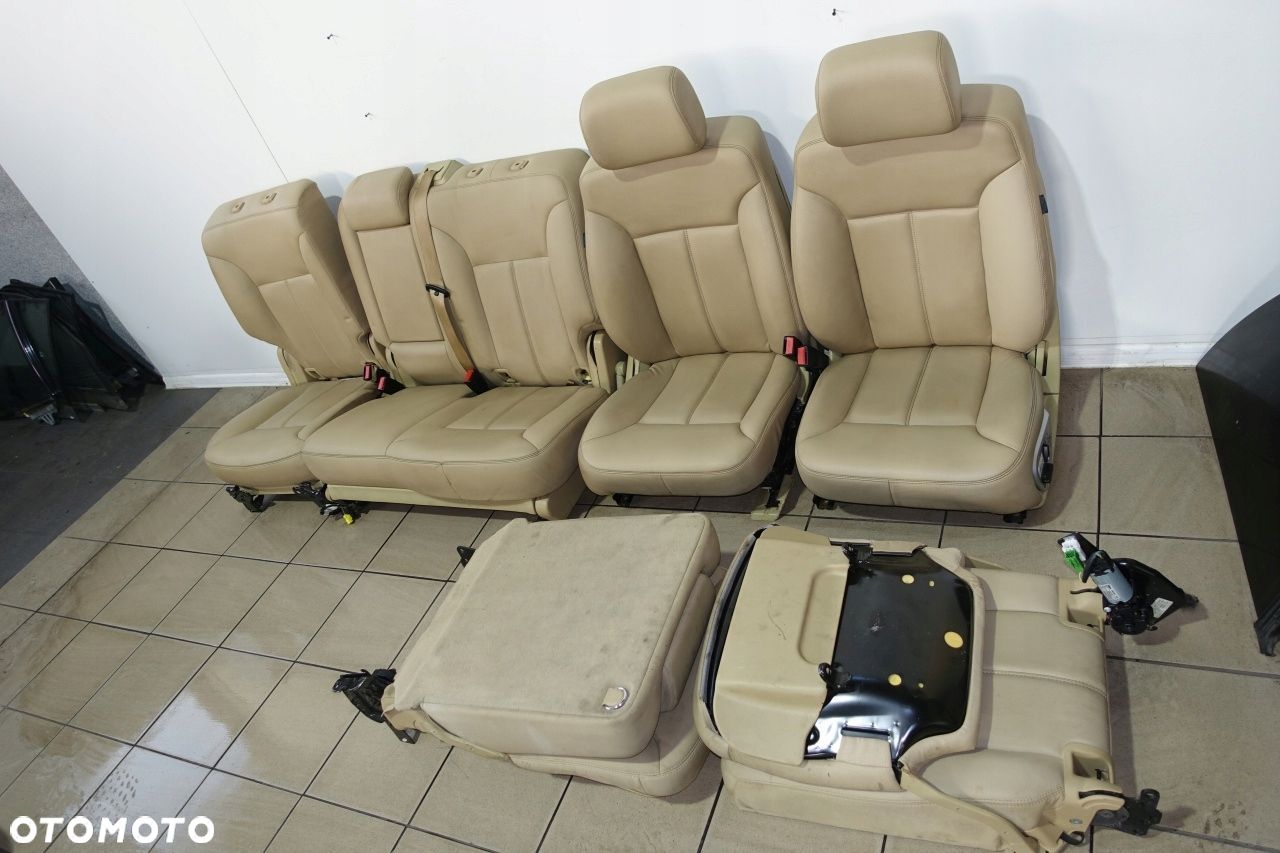 Mercedes x164 GL fotele tapicerka fotel skóra kanapa oparcie 7 osób - 1