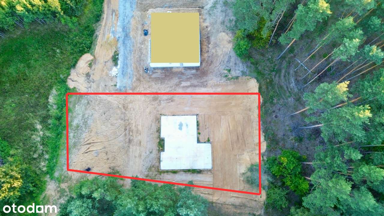 Działka 1550 m² z rozpoczętą budową domu parterowego | Świdnica-3