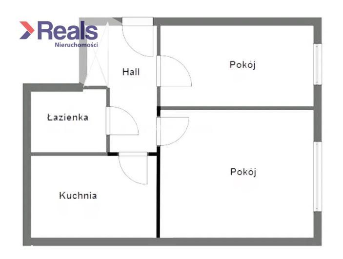 Mieszkanie, 37 m², Pruszków