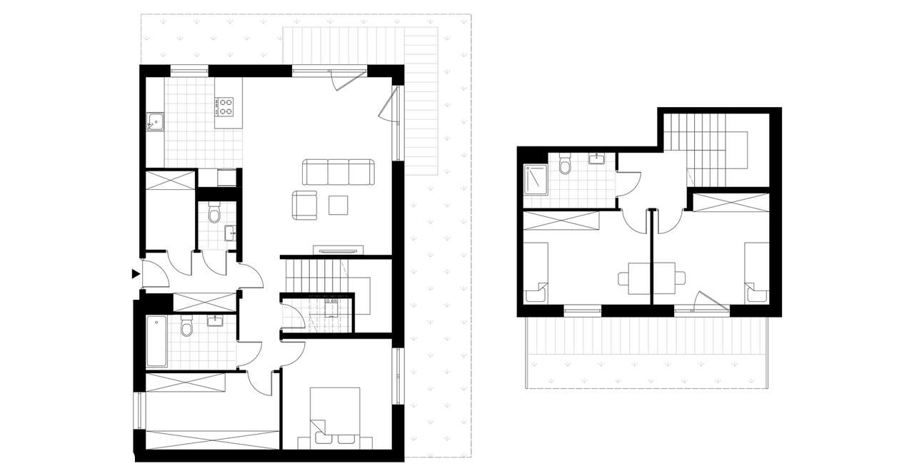 4-pokojowe mieszkanie 126m2 + ogródek Bezpośrednio - Pełny obrazek: 3/8