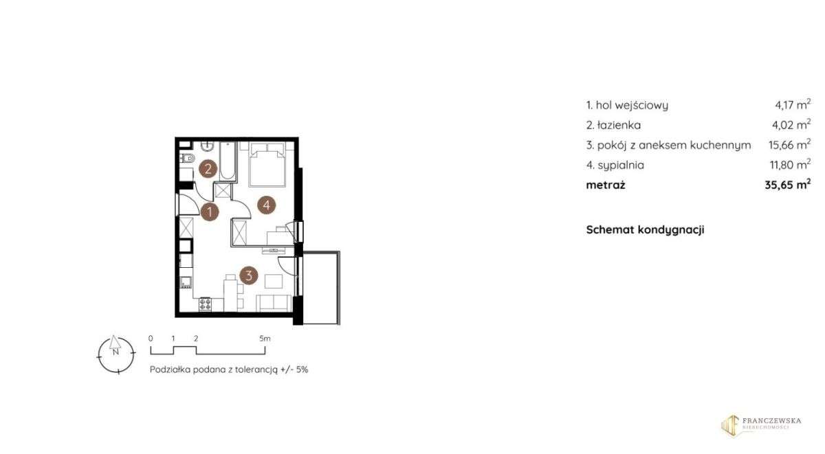 2 pokoje blisko Zalewu Zemborzyckiego-1