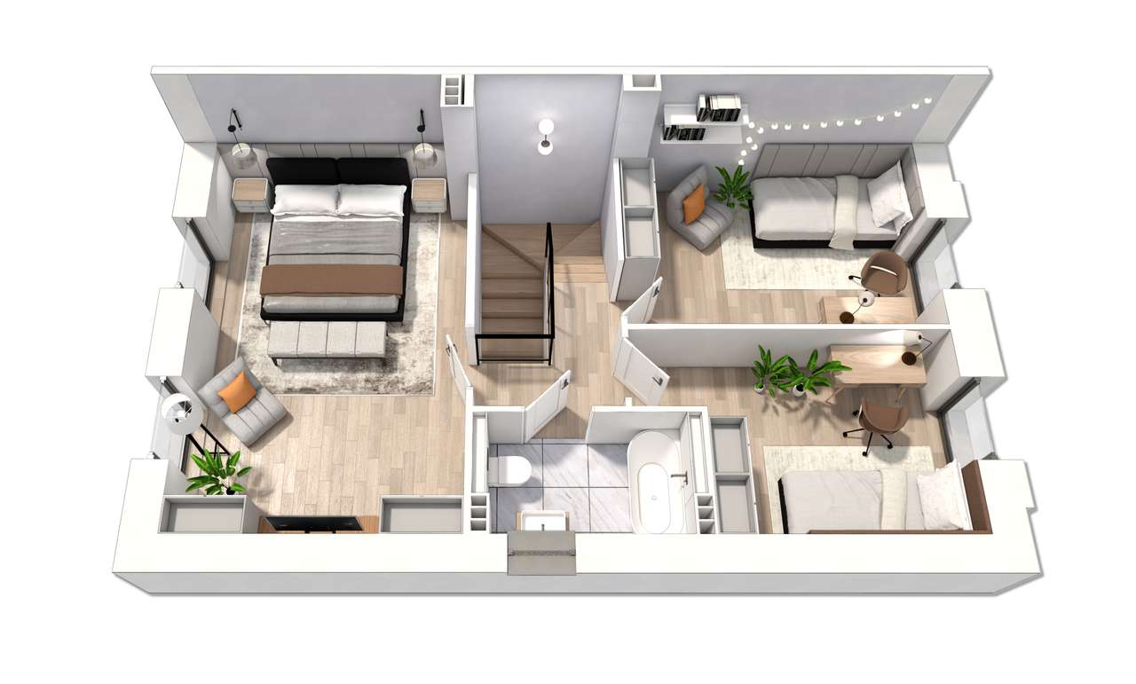 4-pokojowy dom 100m2 + ogródek Bez Pośredników - Pełny obrazek: 5/11