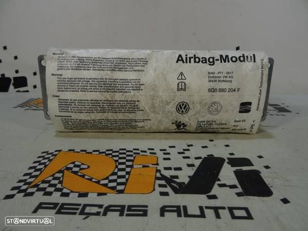 Airbag De Passageiro Seat Ibiza Iii (6L1)  6Q0880204f / 6Q0 880 204 F - 1