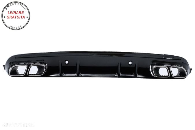 Difuzor Mercedes C-Class W205 S205 (2014-2020) C63S Design cu Ornamente pentru bar- livrare gratuita - 1