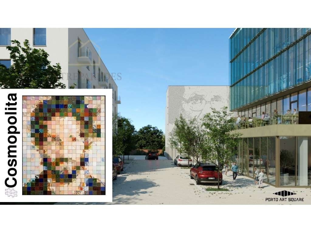 Apartamento T1 com terraço para comprar no moderno 'Porto Art's Squ... - Grande imagem: 5/8