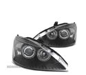 FARÓIS ANGEL EYES PARA FORD FOCUS 01-04 BLACK PRETO - 1