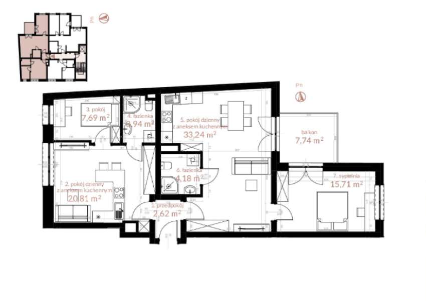 Kraków, Krowodrza - 4-pokojowe mieszkanie w nowej inwestycji!!-4