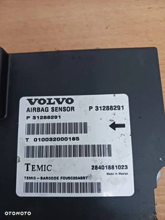 Sensor airbag moduł poduszek Volvo S80 II V70 III XC70 31288291 - 2