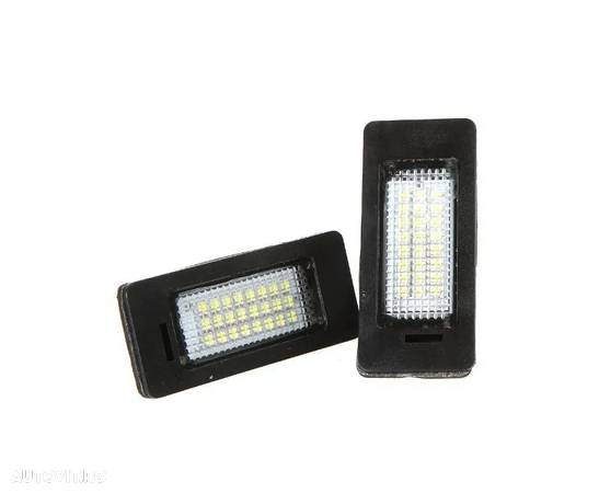 Lampi Full led leduri iluminare numar dedicate Bmw E60 - 1