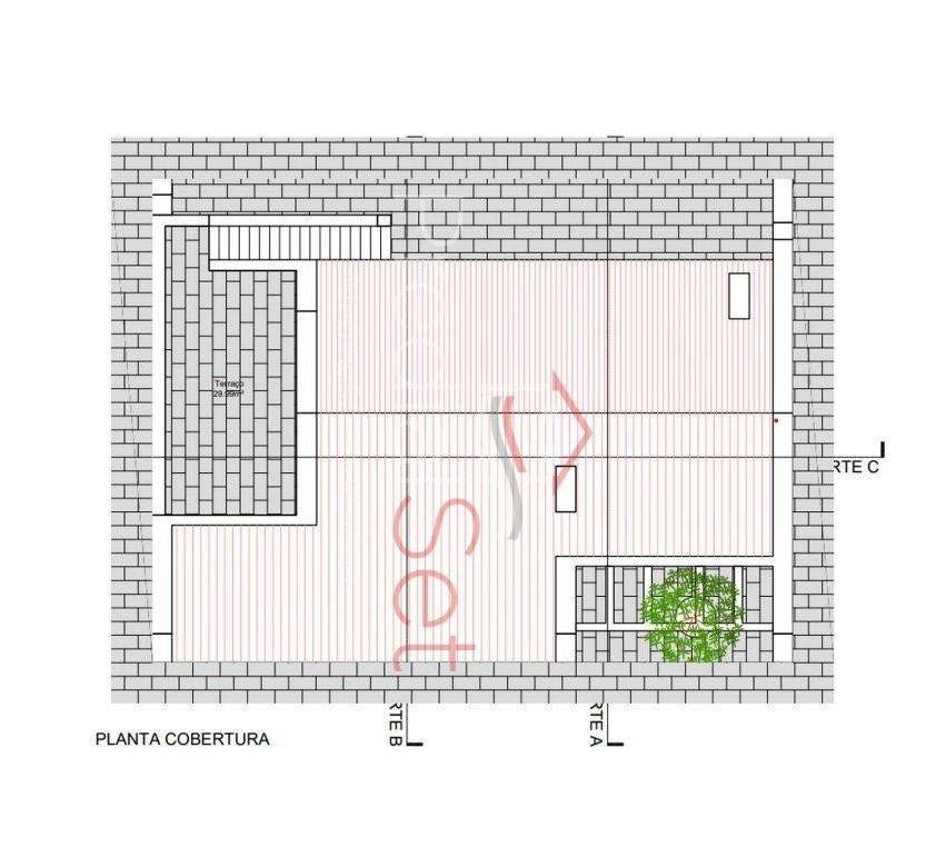 Terreno com projeto aprovado-Vista mar e Lagoa em Santa Maria da Serra-11