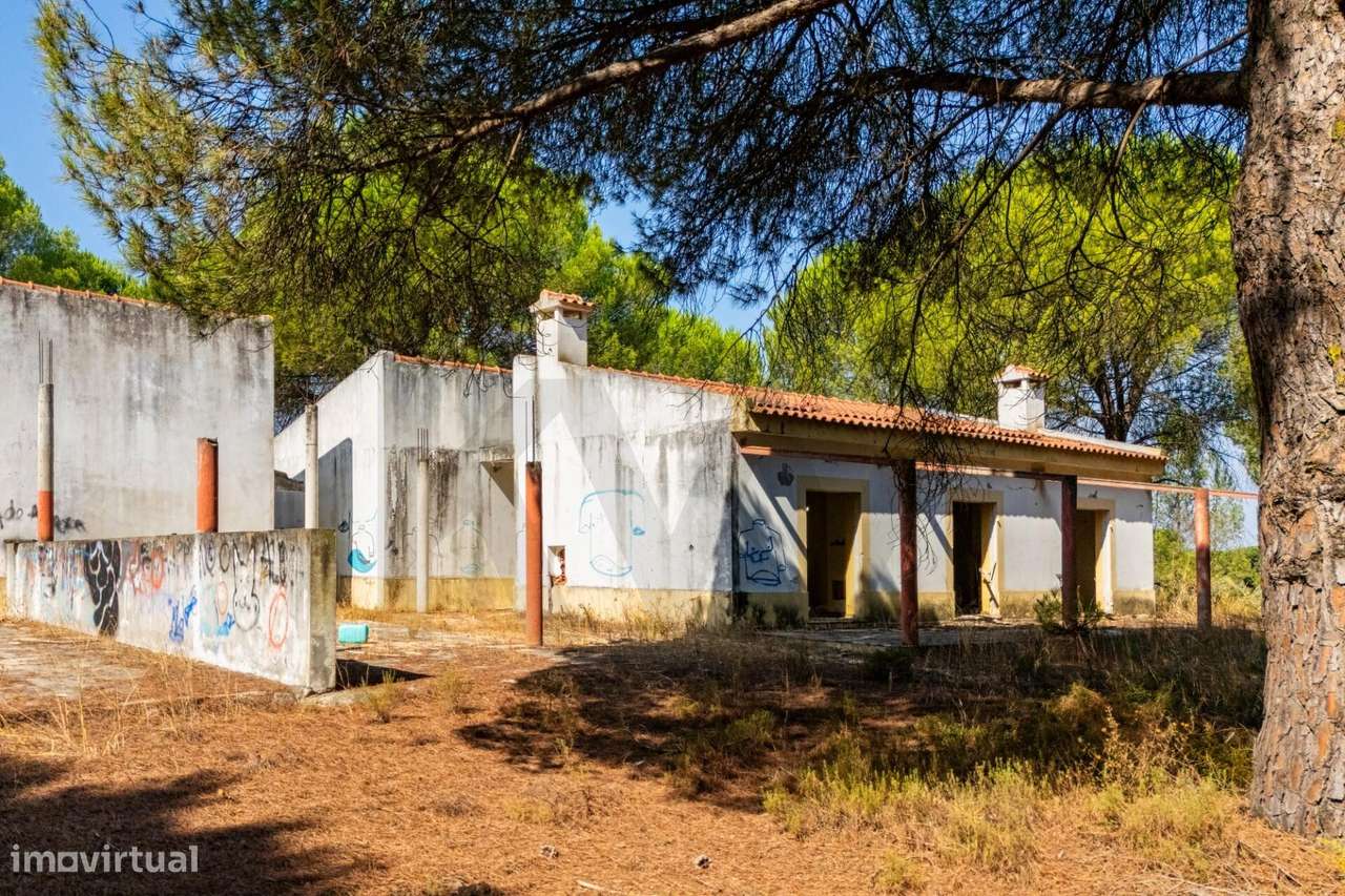 Moradia T2 térrea com 11.295 m2 de terreno — Pegões | Para reabilitaçã - Grande imagem: 4/31