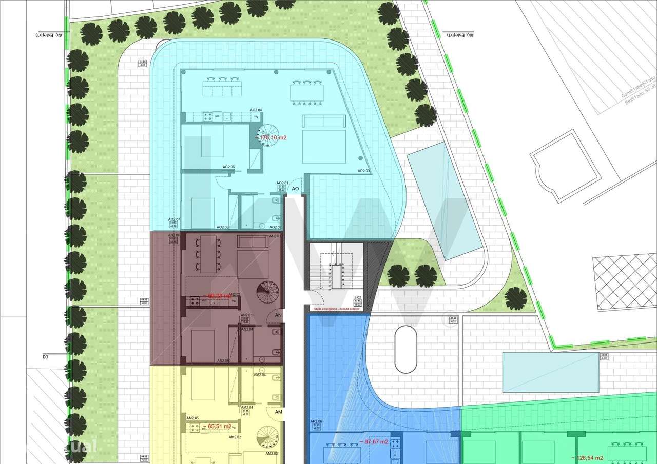 Apartamento T2 de Luxo | Fração AO | Terraço privado | Jacuzzi | Condo - Grande imagem: 3/44