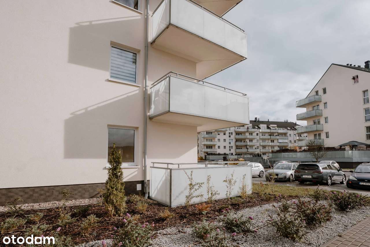 Nowe mieszkanie  2 pokoje  z narożnym balkonem 11 m2, Łężyca.-1