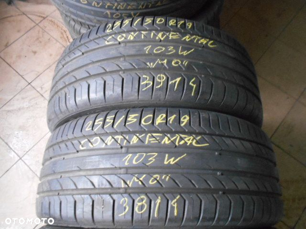 Opony 255/50r19 continental conti sport contact 5 MO suv 7,5mm demo jak nowe - 3