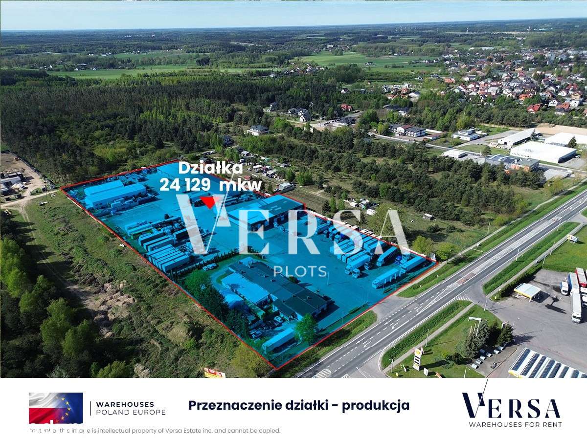 Działka z halami magazynowymi - do wynajmu-1