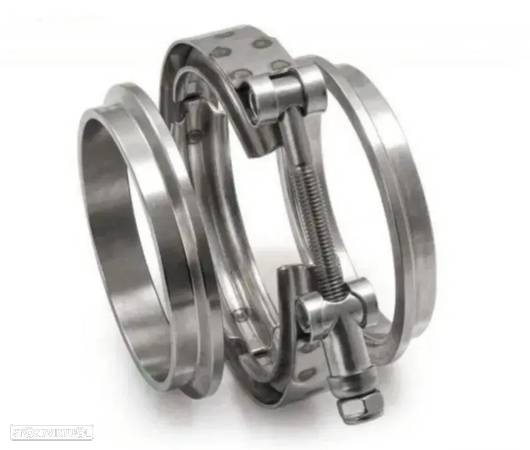 Braçadeira V Band Inox 3.5 Polegadas (89mm) - Escapes - 3