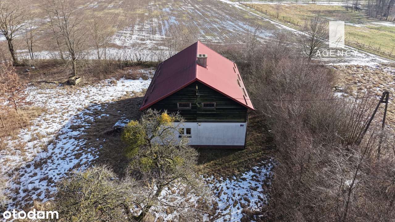 Dom wolnostojący 88 m² do remontu, działka 1200 m² Janiewice k. Sławna-1