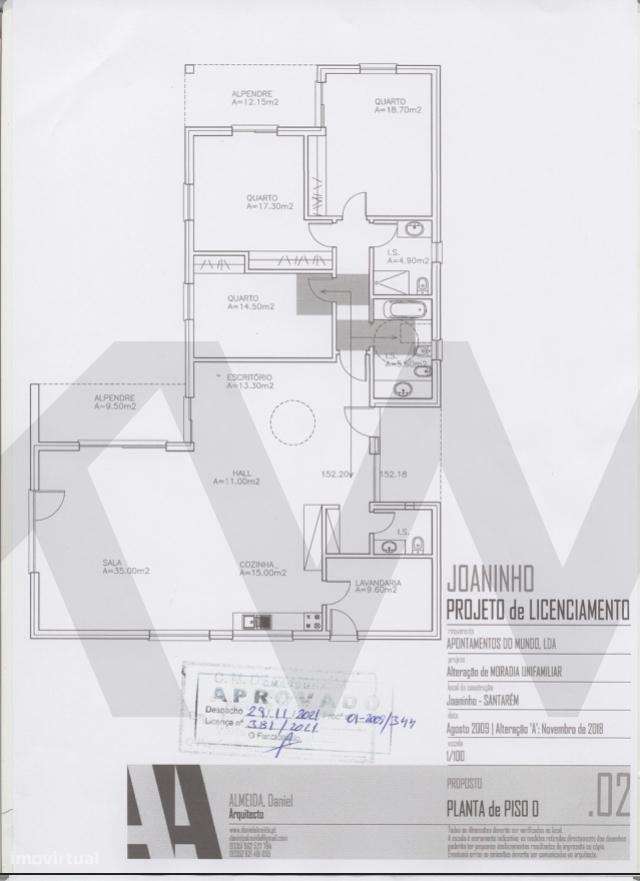 Venda moradiia T3 com terreno de 11.520m2, Isolada com piscina em A-37