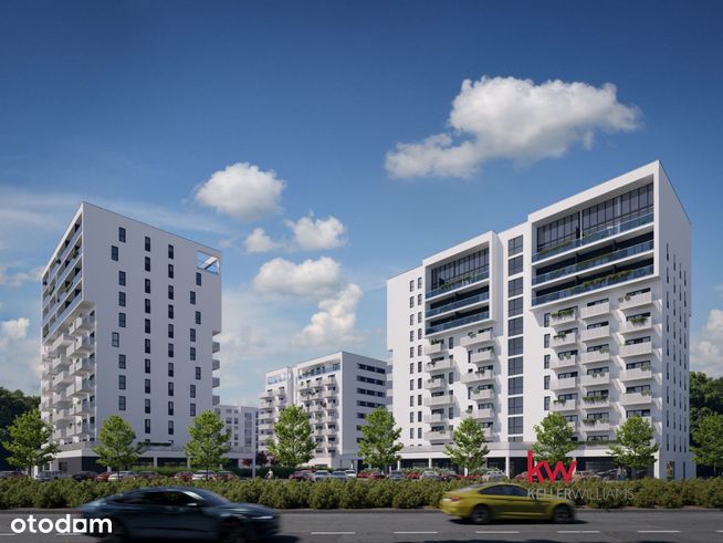 Przestrzenne M3 z tarasem | Loggia