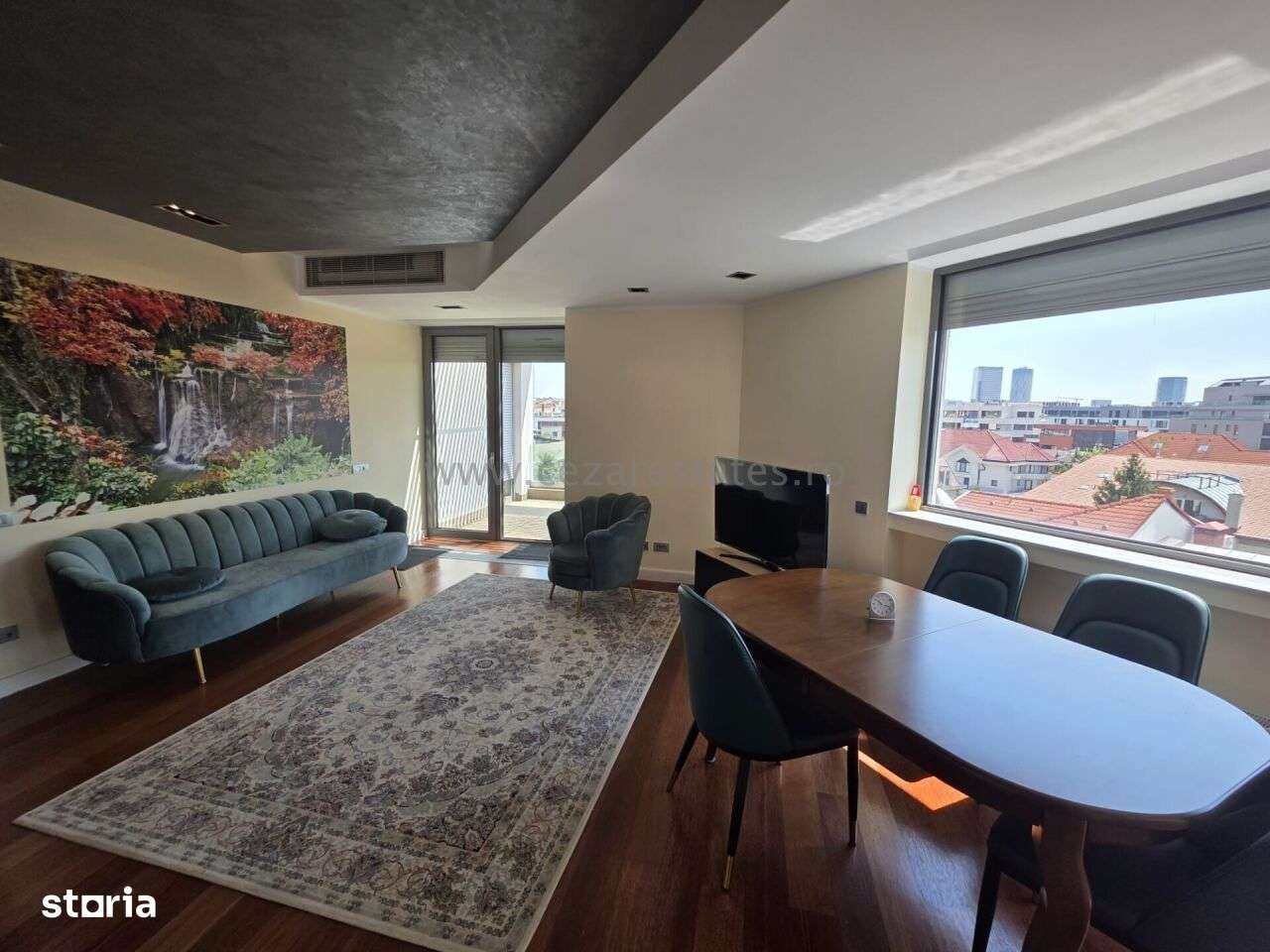 HERASTRAU SOSEAUA NORDULUI PRIMA LINIE APARTAMENT 3 CAMERE MOBILAT LUX-3